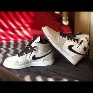 Authentic Air Jordan 1 Retro High “White Elephant”
